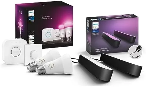 Philips Hue White & Color Ambiance E27 Starter-Set mit Bridge